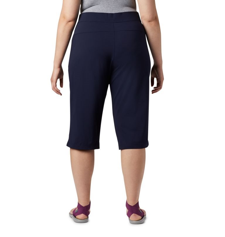 Pantaloni Sport Columbia Anytime Casual Capris Dama Bleumarin | Plus Size HOZS01Q7A